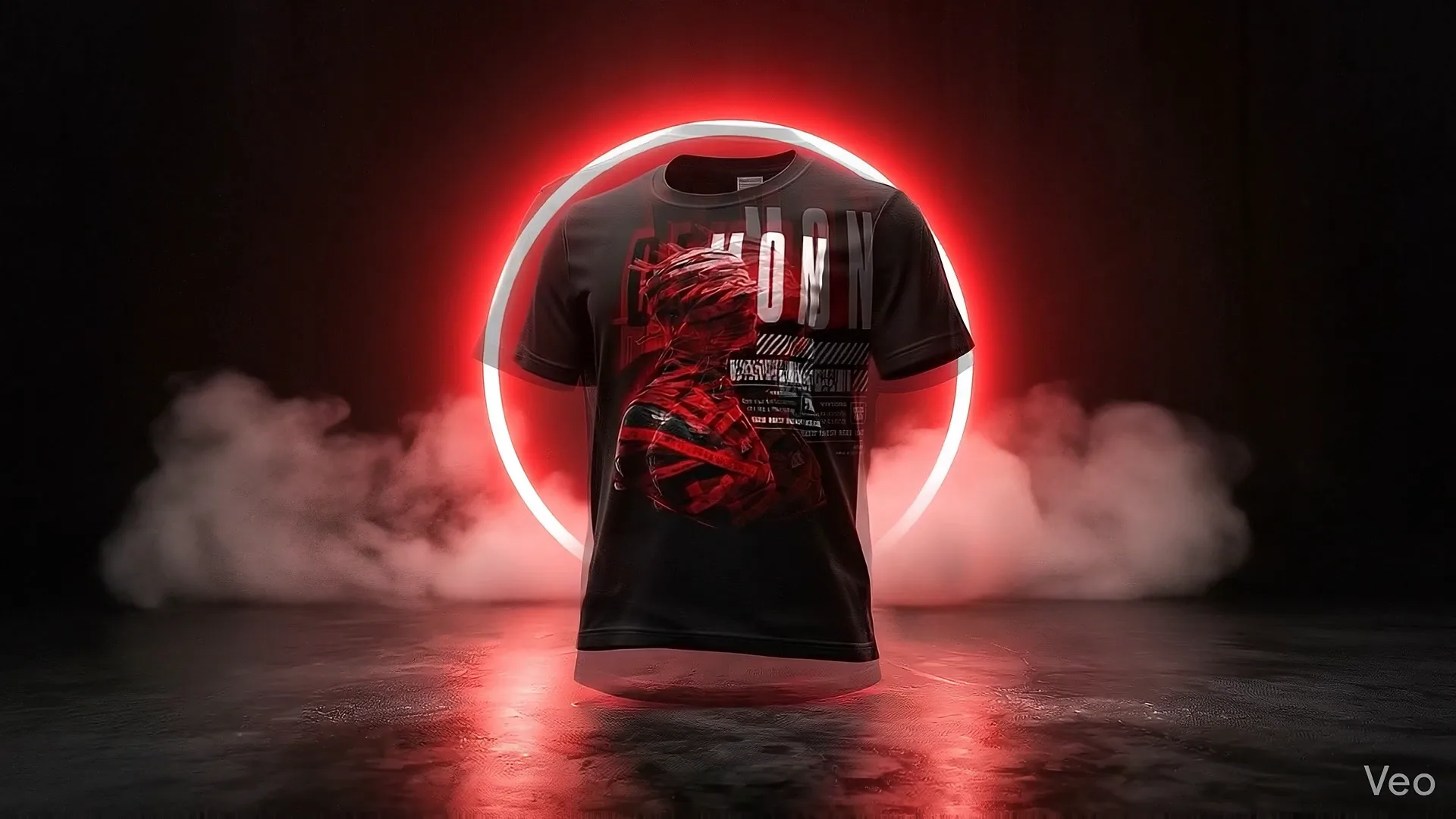 DEMON tee editorial shot 1